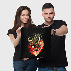 Подушка квадратная Darkest Dungeon - Темнейшее подземелье, цвет: 3D-принт — фото 2