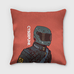 Подушка квадратная Cyberpunk Спина, цвет: 3D-принт