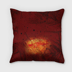 Подушка квадратная Взрыв на Марсе, цвет: 3D-принт