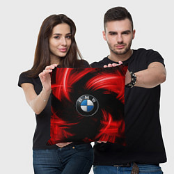 Подушка квадратная BMW RED BEAST, цвет: 3D-принт — фото 2