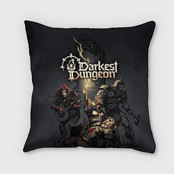 Подушка квадратная Darkest Dungeon Темнейшее подземелье, цвет: 3D-принт