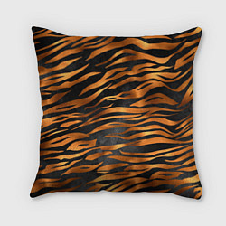 Подушка квадратная В шкуре тигра, цвет: 3D-принт