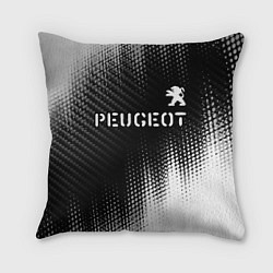 Подушка квадратная PEUGEOT Peugeot Абстракция, цвет: 3D-принт