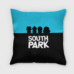 Подушка квадратная Южный парк персонажи South Park, цвет: 3D-принт