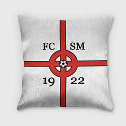 Подушка квадратная FCSM-1922, цвет: 3D-принт