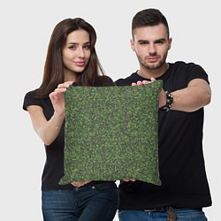 Подушка квадратная Военный Камуфляж Цифра, цвет: 3D-принт — фото 2