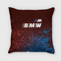 Подушка квадратная БМВ BMW - Краски, цвет: 3D-принт