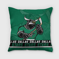 Подушка квадратная Dallas Stars, Даллас Старз, цвет: 3D-принт