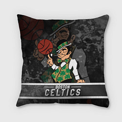 Подушка квадратная Boston Celtics , Бостон Селтикс, цвет: 3D-принт