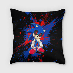Подушка квадратная Sonic Exe - I am God, цвет: 3D-принт
