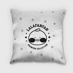 Подушка квадратная LALAFANFAN PREMIUM, цвет: 3D-принт