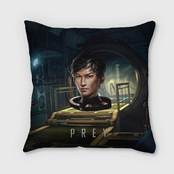 Подушка квадратная PREY game woman
