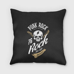 Подушка квадратная ROCK Рокер, цвет: 3D-принт