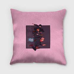 Подушка квадратная Банда первогодок, цвет: 3D-принт