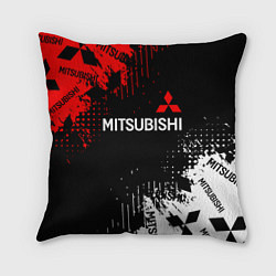 Подушка квадратная Mitsubishi Sport Pattern, цвет: 3D-принт