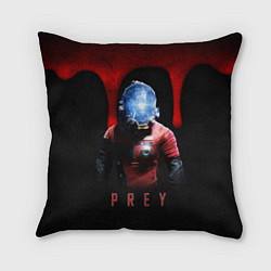 Подушка квадратная Prey dark blood, цвет: 3D-принт