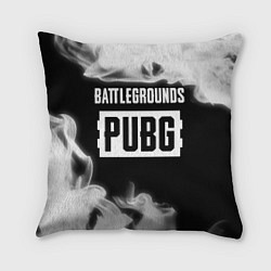 Подушка квадратная ПАБГ: БАТЛГРАУНД PUBG Fire, цвет: 3D-принт