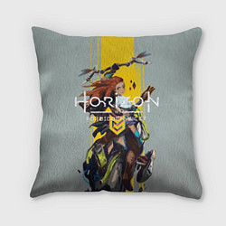 Подушка квадратная Horizon forbidden west Aloy, цвет: 3D-принт