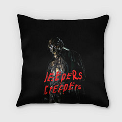 Подушка квадратная Джиперс Криперс - жуткий монстр, цвет: 3D-принт