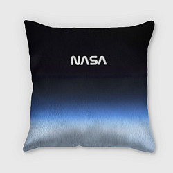 Подушка квадратная NASA с МКС, цвет: 3D-принт