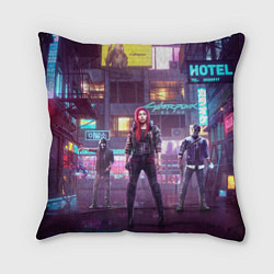 Подушка квадратная Cyberpunk 2077 Vi Ви, цвет: 3D-принт