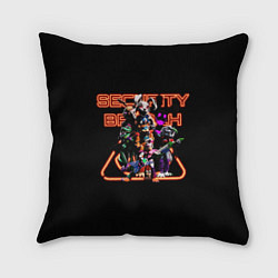 Подушка квадратная Five Nights at Freddys: Security Breach все персон, цвет: 3D-принт