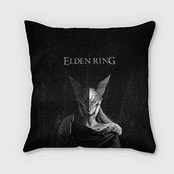 Подушка квадратная ELDEN RING FEARLESS B&W, цвет: 3D-принт