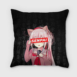 Подушка квадратная Senpai, Anime Неко тян