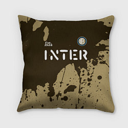 Подушка квадратная ИНТЕР Inter Est 1908 Брызги, цвет: 3D-принт