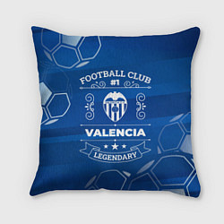 Подушка квадратная Valencia FC 1, цвет: 3D-принт