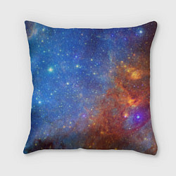 Подушка квадратная Яркая вселенная, цвет: 3D-принт