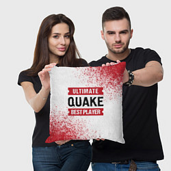 Подушка квадратная Quake Ultimate, цвет: 3D-принт — фото 2