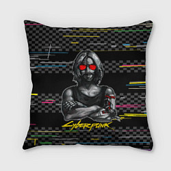 Подушка квадратная Johnny Джонни Cyberpunk2077