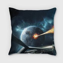 Подушка квадратная Stellaris взрыв звезды лучом с космического корабл, цвет: 3D-принт