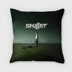 Подушка квадратная Comatose - Skillet, цвет: 3D-принт