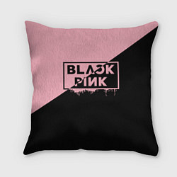 Подушка квадратная BLACKPINK BIG LOGO, цвет: 3D-принт