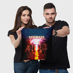 Подушка квадратная Stigmata альбом, цвет: 3D-принт — фото 2