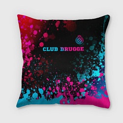 Подушка квадратная Club Brugge Neon Gradient - FS