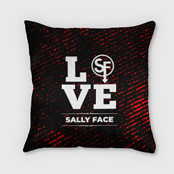 Подушка квадратная Sally Face Love Классика, цвет: 3D-принт