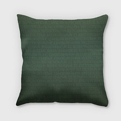 Подушка квадратная 1984 узор зелёный градиент, цвет: 3D-принт