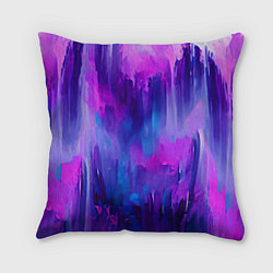 Подушка квадратная Purple splashes