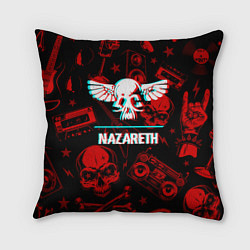 Подушка квадратная Nazareth rock glitch