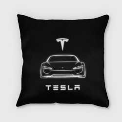 Подушка квадратная Tesla white light