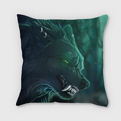 Подушка квадратная Fantasy волк