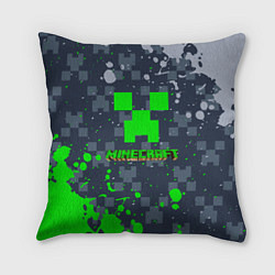 Подушка квадратная Minecraft - краска, цвет: 3D-принт