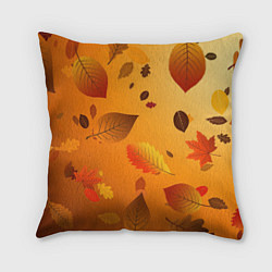 Подушка квадратная Осенний тёплый ветер, цвет: 3D-принт