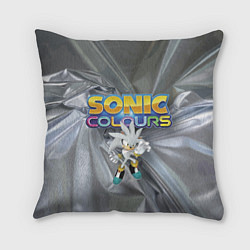 Подушка квадратная Silver Hedgehog - Sonic - Video Game, цвет: 3D-принт