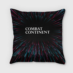 Подушка квадратная Combat Continent infinity, цвет: 3D-принт