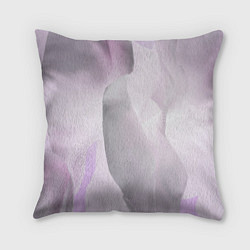 Подушка квадратная Розовый абстрактный бархат, цвет: 3D-принт
