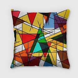 Подушка квадратная Грубый абстрактный фон, цвет: 3D-принт